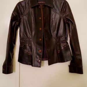 Faux Leather Jacket